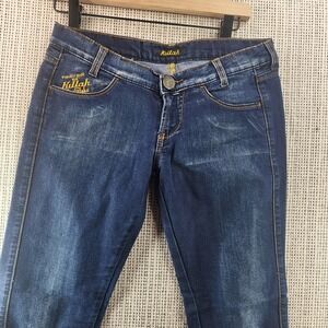Killah Jeans Womens 28 Blue Dark Wash Skinny‎ Stretch Denim Ankle Zip Low Rise